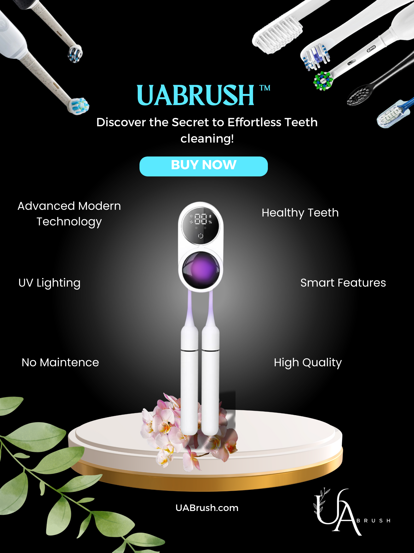 UABrush™  UV Toothbrush Sanitizer